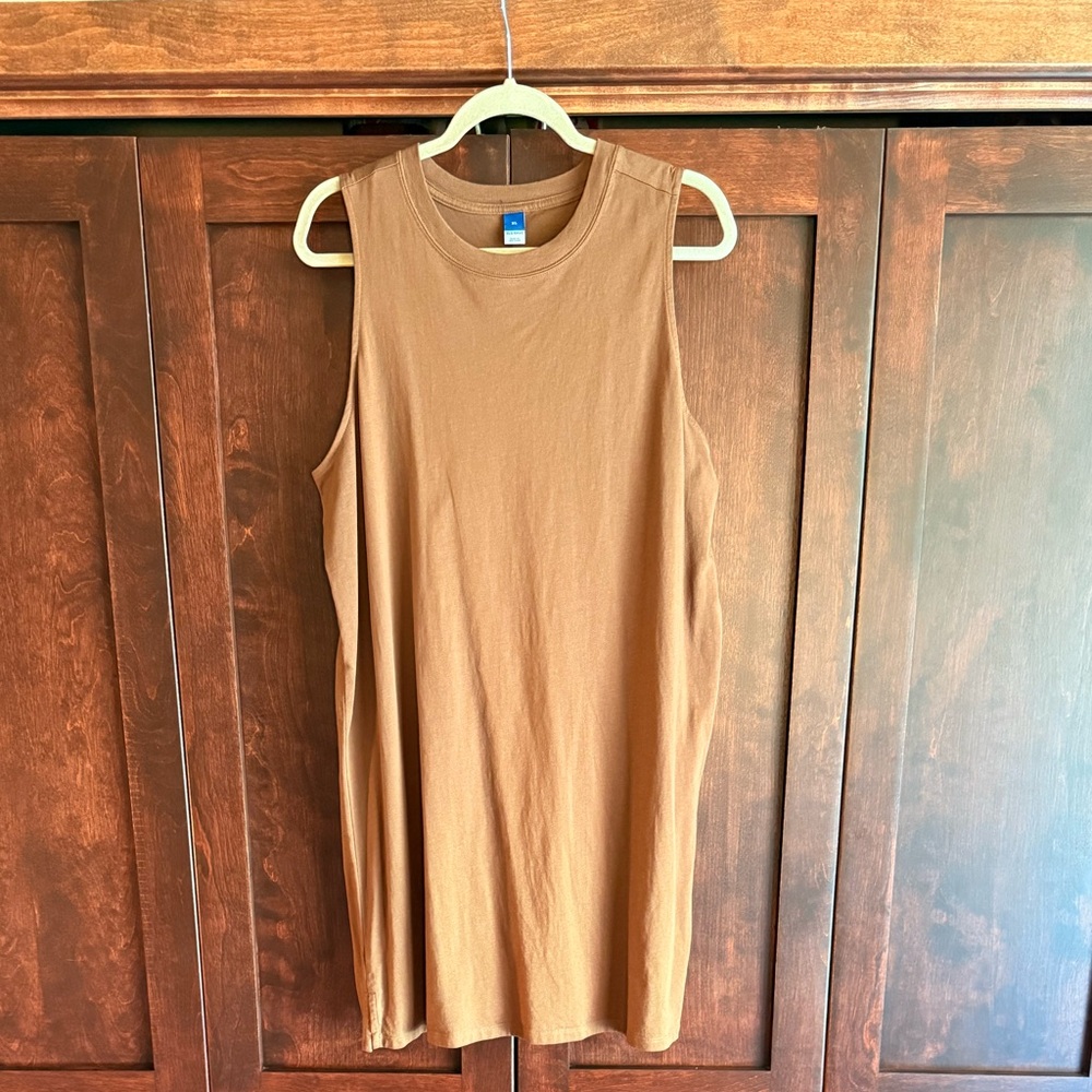 Old Navy Brown Sleeveless Mini Dress